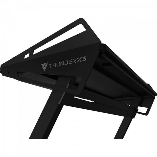 Mesa Gamer HEX 120CM AD3 M Preto THUNDERX3 por 1.355,90 à vista no boleto/pix ou parcele em até 12x sem juros. Compre na loja Mundomax!