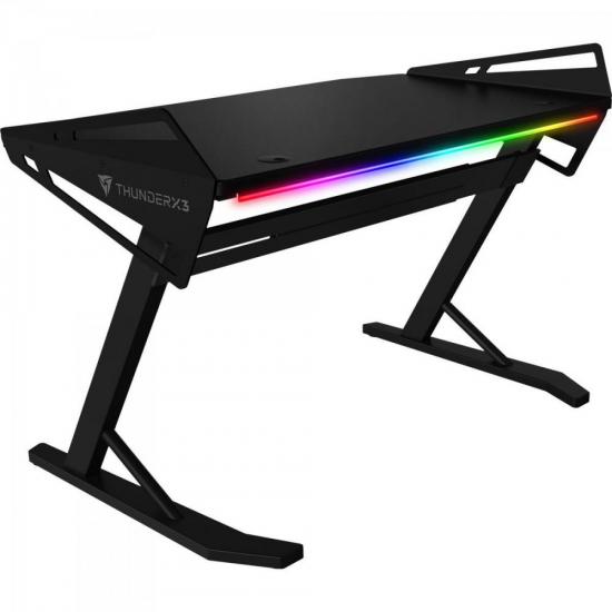Mesa Gamer HEX 120CM AD3 M Preto THUNDERX3 por 1.355,90 à vista no boleto/pix ou parcele em até 12x sem juros. Compre na loja Mundomax!