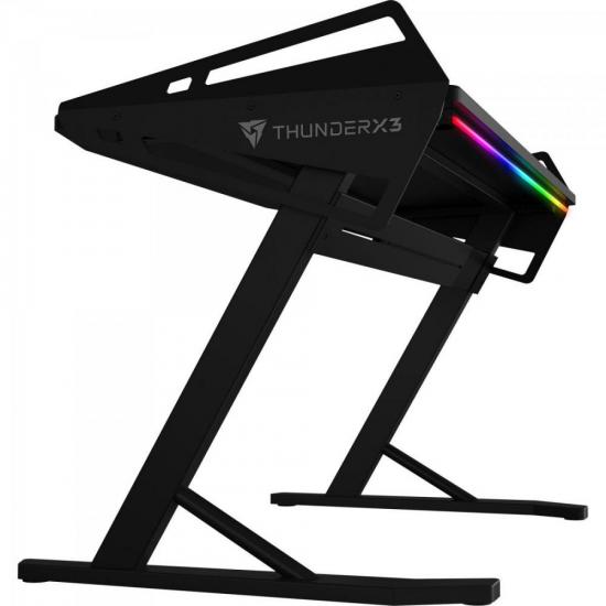 Mesa Gamer HEX 120CM AD3 M Preto THUNDERX3 por 1.355,90 à vista no boleto/pix ou parcele em até 12x sem juros. Compre na loja Mundomax!