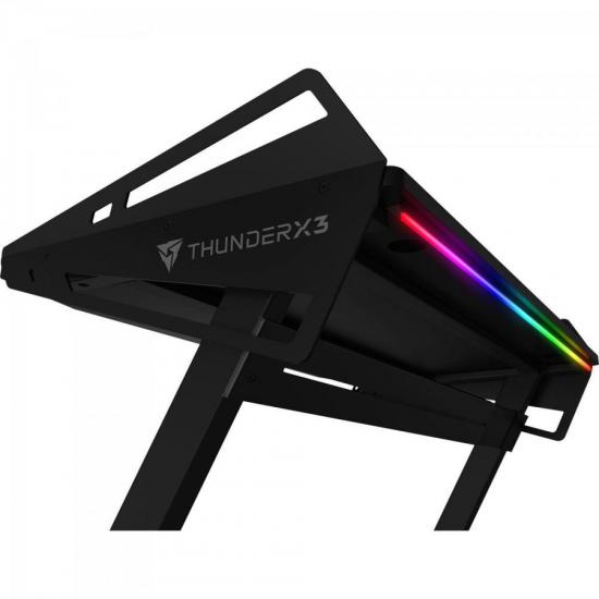Mesa Gamer HEX 120CM AD3 M Preto THUNDERX3 por 1.355,90 à vista no boleto/pix ou parcele em até 12x sem juros. Compre na loja Mundomax!
