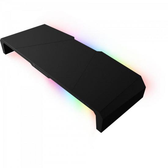 Suporte Para Monitor ThunderX3 AS5 RGB Hex Preto por 450,00 à vista no boleto/pix ou parcele em até 10x sem juros. Compre na loja Mundomax!