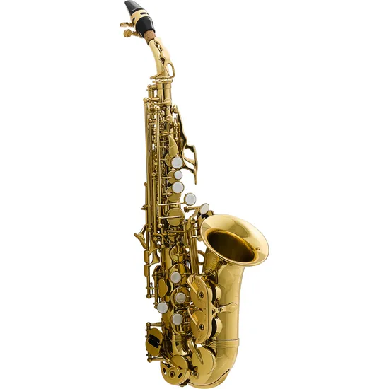 Saxofone Soprano Curvo Bb HSSC-310GL Laqueado HARMONICS (65900)