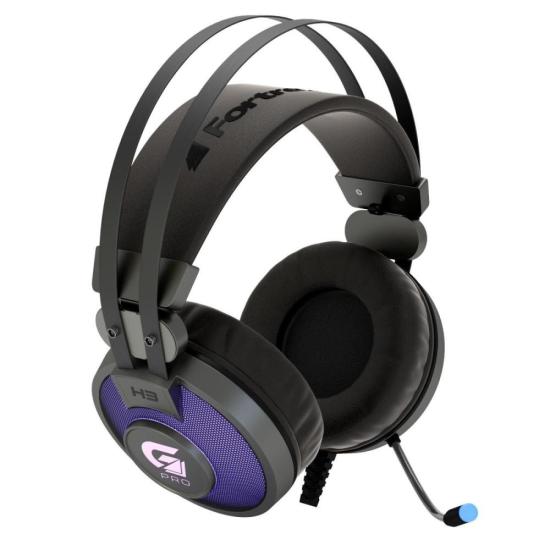 Headset Gamer Fortrek H3 P2 + USB RGB Cinza por 199,00 à vista no boleto/pix ou parcele em até 7x sem juros. Compre na loja Mundomax!