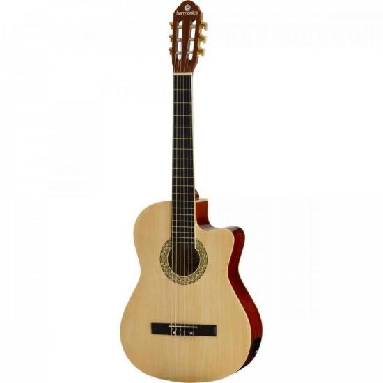 Violão Harmonics GE-20 Eletroacústico Nylon Natural por 741,83 à vista no boleto/pix ou parcele em até 10x sem juros. Compre na loja Harmonics!