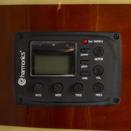 Violão Harmonics GE-20 Eletroacústico Nylon Sunburst por 479,00 à vista no boleto/pix ou parcele em até 10x sem juros. Compre na loja Mundomax!