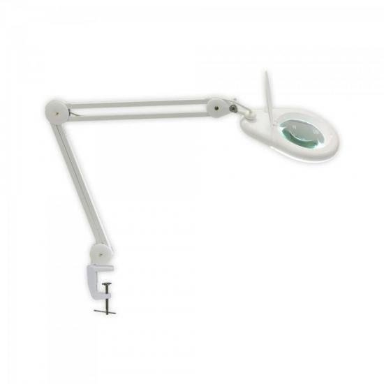 Lupa De Bancada c/ Iluminação LED 8D Bivolt HL400 Branco HIKARI por 365,90 à vista no boleto/pix ou parcele em até 10x sem juros. Compre na loja Mundomax!