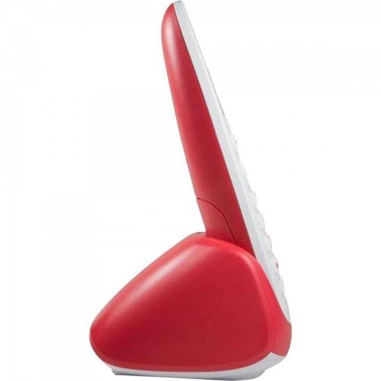 Telefone s/ fio com Id de chamada MOTO700S Branco/Vermelho MOTOROLA por 0,00 à vista no boleto/pix ou parcele em até 1x sem juros. Compre na loja Mundomax!