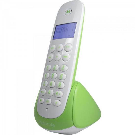 Telefone s/fio DECT ID MOTO700G Branco com Verde MOTOROLA por 0,00 à vista no boleto/pix ou parcele em até 1x sem juros. Compre na loja Mundomax!