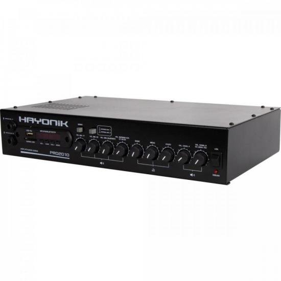 Amplificador Hayonik PRO2010 200W RMS Com Gongo por 1.187,00 à vista no boleto/pix ou parcele em até 12x sem juros. Compre na loja Mundomax!