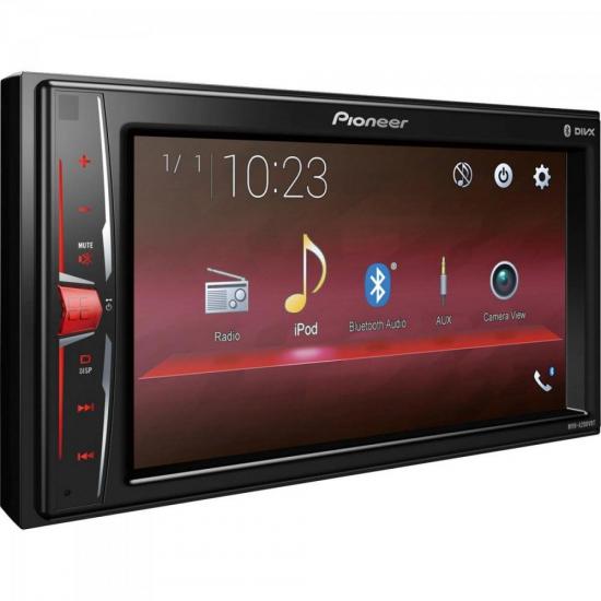 Media Receiver MVHA208VBT Preto PIONEER por 0,00 à vista no boleto/pix ou parcele em até 1x sem juros. Compre na loja Mundomax!