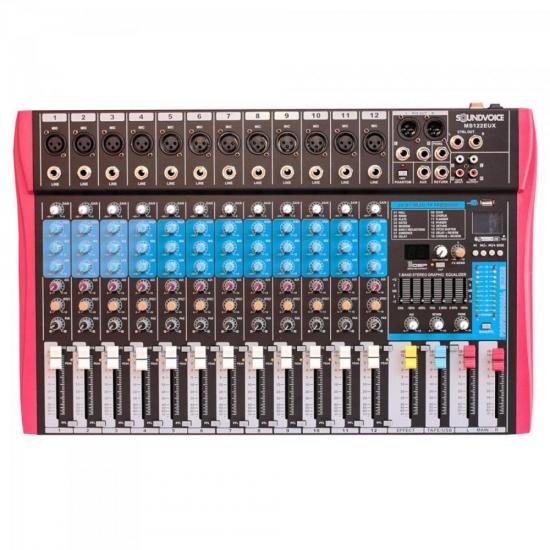 Mesa de Som Soundvoice MS122 EUX 12 Canais (66132)