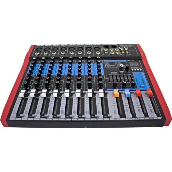 Mesa de Som Soundvoice MS802 EUX 8 Canais por 1.299,00 à vista no boleto/pix ou parcele em até 12x sem juros. Compre na loja Mundomax!