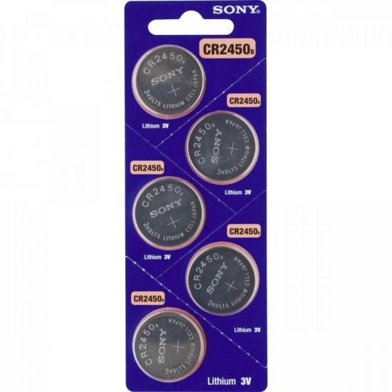 Pilha Lithium CR2450 B SONY por 44,90 à vista no boleto/pix ou parcele em até 1x sem juros. Compre na loja Mundomax!