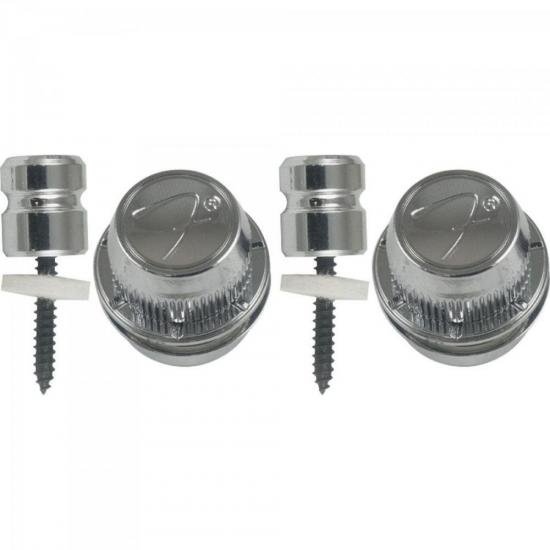 Straplock F Chrome Knob FENDER por 0,00 à vista no boleto/pix ou parcele em até 1x sem juros. Compre na loja Mundomax!
