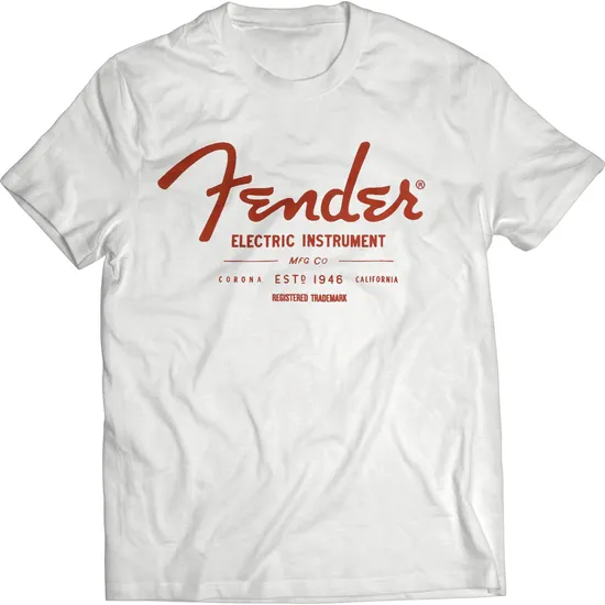 Camiseta FENDER Electric Instruments M por 0,00 à vista no boleto/pix ou parcele em até 1x sem juros. Compre na loja Mundomax!