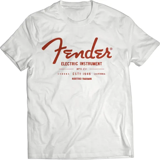 Camiseta FENDER Electric Instruments G por 0,00 à vista no boleto/pix ou parcele em até 1x sem juros. Compre na loja Mundomax!