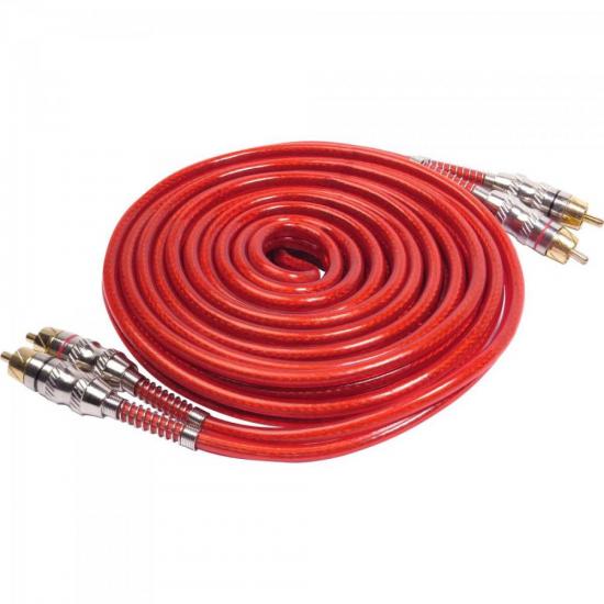 Cabo 2RCA Gold 1,0MT TR Vermelho STORM por 0,00 à vista no boleto/pix ou parcele em até 1x sem juros. Compre na loja Mundomax!