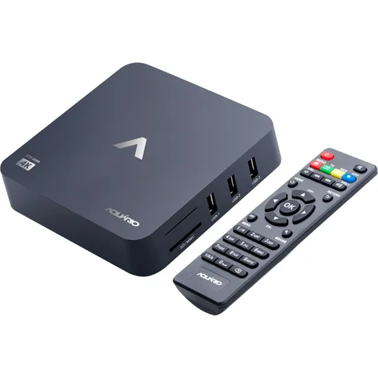 Smart TV Box Android STV-2000 AQUARIO por 274,90 à vista no boleto/pix ou parcele em até 10x sem juros. Compre na loja Mundomax!