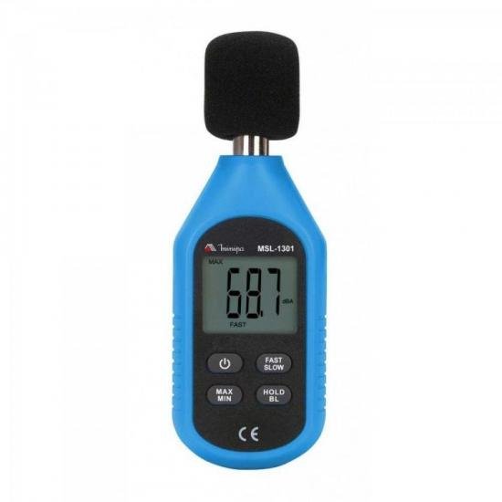 Decibelimetro Mini Ambiental/Linha Econômica Minipa MSL-1301 Azul por 260,00 à vista no boleto/pix ou parcele em até 10x sem juros. Compre na loja Mundomax!