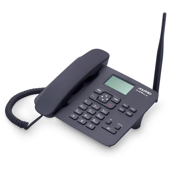 Telefone Celular Fixo Aquário CA42-S Preto (66883)