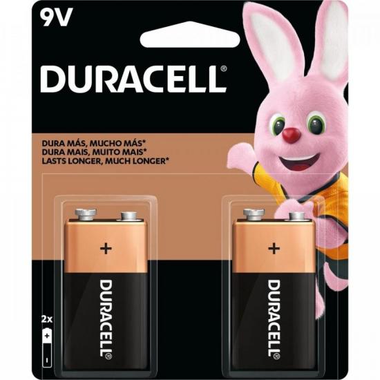 Bateria Alcalina c/ 2 Unidades 9V DURACELL por 0,00 à vista no boleto/pix ou parcele em até 1x sem juros. Compre na loja Mundomax!