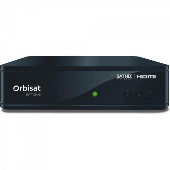 Receptor Digital Satmax-S OTRS14 Preto ORBISAT por 0,00 à vista no boleto/pix ou parcele em até 1x sem juros. Compre na loja Mundomax!