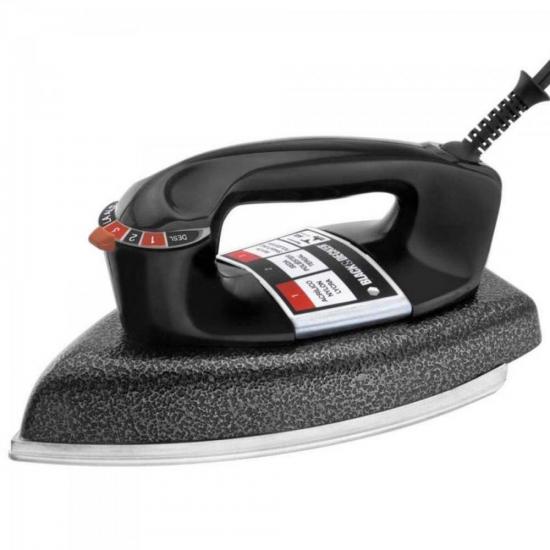 Ferro a Seco 1000W 220V VFA ECO BLACK DECKER por 0,00 à vista no boleto/pix ou parcele em até 1x sem juros. Compre na loja Mundomax!