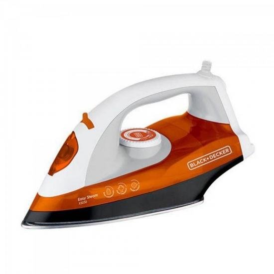 Ferro a Vapor 1200W 127V Laranja BLACK DECKER por 0,00 à vista no boleto/pix ou parcele em até 1x sem juros. Compre na loja Mundomax!