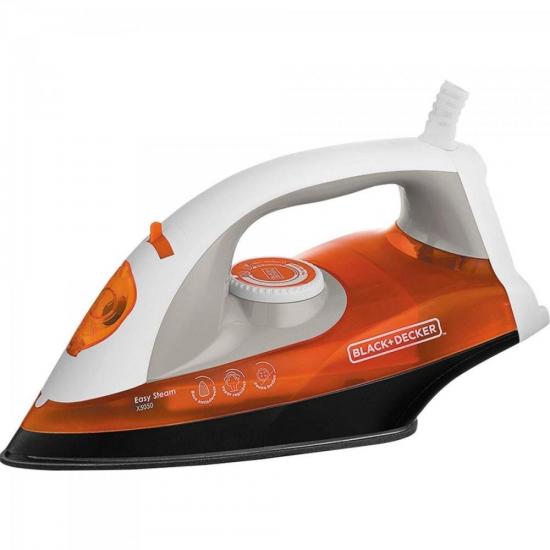 Ferro a Vapor e Seco 1200W 220V Laranja BLACK DECKER por 0,00 à vista no boleto/pix ou parcele em até 1x sem juros. Compre na loja Mundomax!