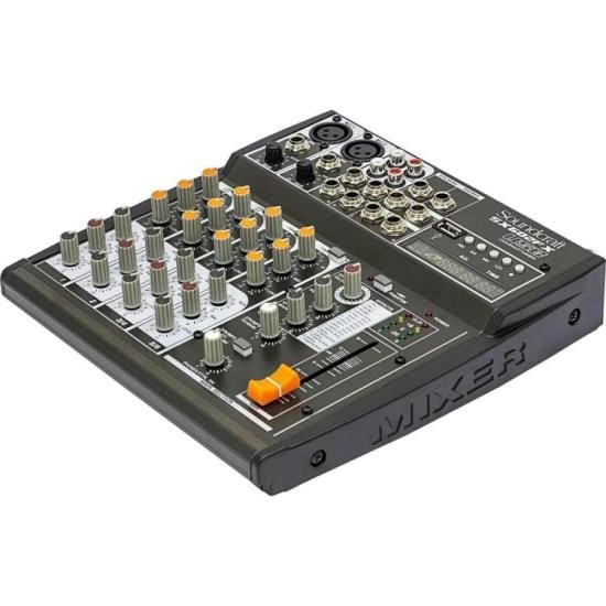 Mesa de Som Soundcraft SX602FX 6 Canais USB Preta por 979,00 à vista no boleto/pix ou parcele em até 10x sem juros. Compre na loja Mundomax!