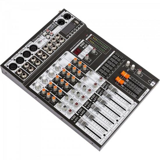 Mesa de Som Soundcraft SX802FX 8 Canais USB Preta por 1.999,00 à vista no boleto/pix ou parcele em até 12x sem juros. Compre na loja Mundomax!