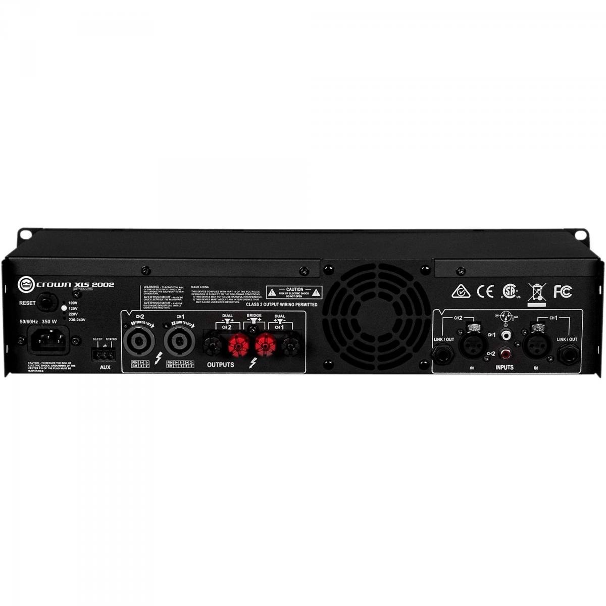 Amplificador Crown XLS2502-2 1550W 220V RMS - Mundomax