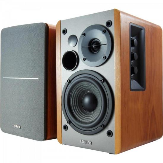 Caixa Monitor R1280T Madeira EDIFIER por 0,00 à vista no boleto/pix ou parcele em até 1x sem juros. Compre na loja Mundomax!