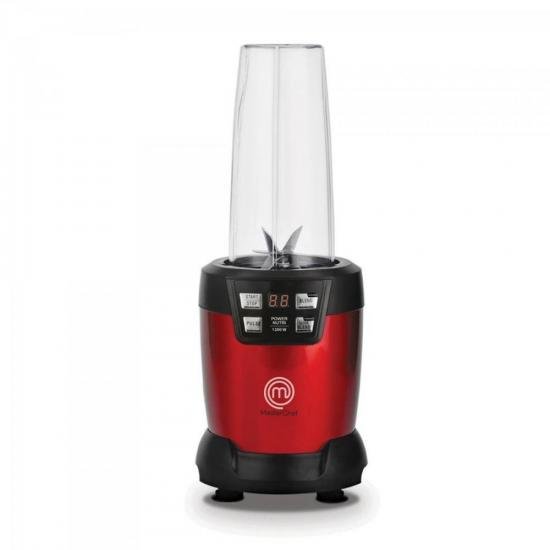 Mini Liquidificador Premium Power Nutri 1200W 127V ML3001V Vermelho MASTERCHEF por 390,90 à vista no boleto/pix ou parcele em até 10x sem juros. Compre na loja Mundomax!