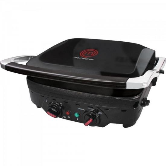 Grill 180º 1500W 127V Preto GR1001P MASTERCHEF por 314,90 à vista no boleto/pix ou parcele em até 10x sem juros. Compre na loja Mundomax!