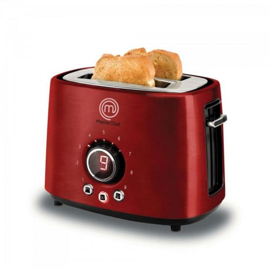 Torradeira 2 Pães TO3002V 127V Vermelho MASTERCHEF por 0,00 à vista no boleto/pix ou parcele em até 1x sem juros. Compre na loja Mundomax!
