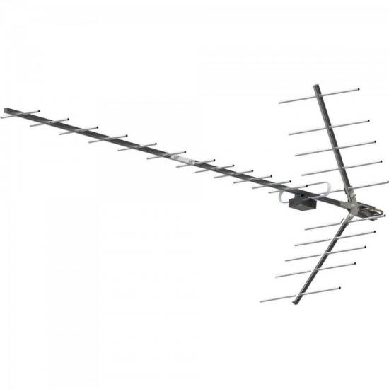 Antena UHF Digital Yagi Alto Ganho Banda Total 15 DBI PROHD-1115 Cinza por 60,90 à vista no boleto/pix ou parcele em até 2x sem juros. Compre na loja Mundomax!