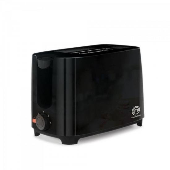 Torradeira 2 Pães TO1002P 127V Preta MASTERCHEF por 0,00 à vista no boleto/pix ou parcele em até 1x sem juros. Compre na loja Mundomax!