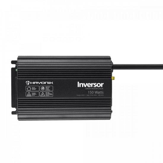 Inversor de Onda Modificada 150W 12VDC/127V PW11-6 HAYONIK por 0,00 à vista no boleto/pix ou parcele em até 1x sem juros. Compre na loja Mundomax!
