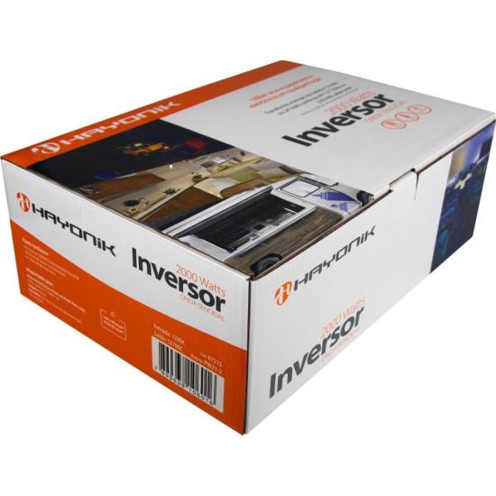 Inversor Automotivo HAYONIK PW21-2 Onda Senoidal 2000W 12Vdc/127V por 2.494,00 à vista no boleto/pix ou parcele em até 12x sem juros. Compre na loja Mundomax!