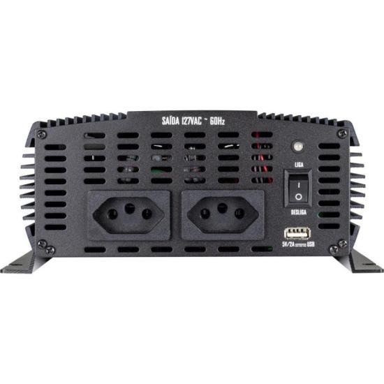 Inversor Automotivo HAYONIK PW12-6 Onda Modificada 1500W 24V/127V por 999,00 à vista no boleto/pix ou parcele em até 10x sem juros. Compre na loja Mundomax!