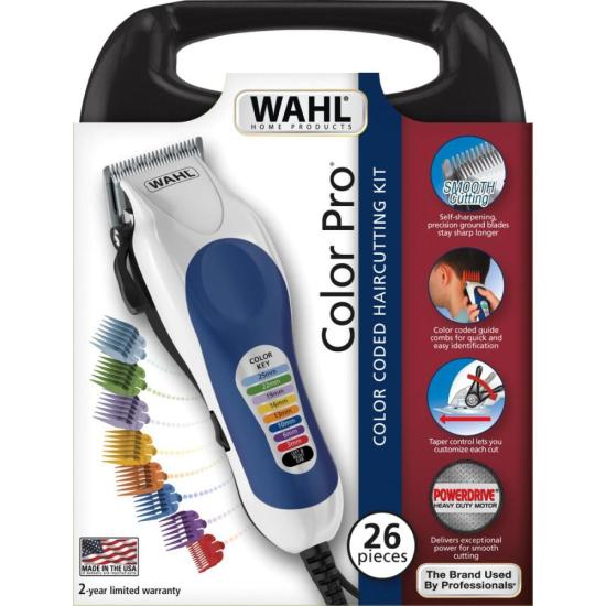 Máquina de Corte Wahl Color Pro 127V por 321,00 à vista no boleto/pix ou parcele em até 10x sem juros. Compre na loja Mundomax!