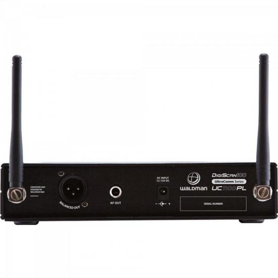 Microfone sem Fio de Mão UHF UC1100PL WALDMAN por 0,00 à vista no boleto/pix ou parcele em até 1x sem juros. Compre na loja Mundomax!