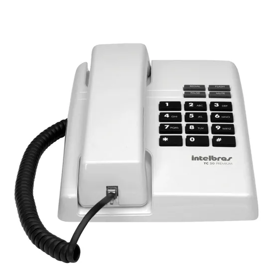 Telefone Premium TC50 PPB Branco INTELBRAS (67353)