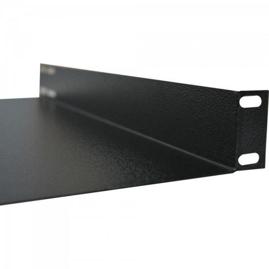 Bandeja Frontal Fixa 19\" 1U 300mm MAX ELETRON por 0,00 à vista no boleto/pix ou parcele em até 1x sem juros. Compre na loja Mundomax!