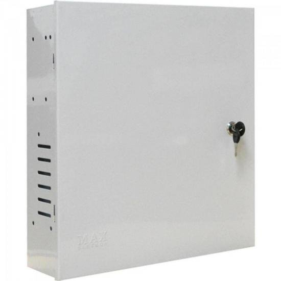 Rack Organizador para CFTV Multi 19\" 8 Canais RJ45 Branco MAX ELETRON por 877,99 à vista no boleto/pix ou parcele em até 10x sem juros. Compre na loja Mundomax!