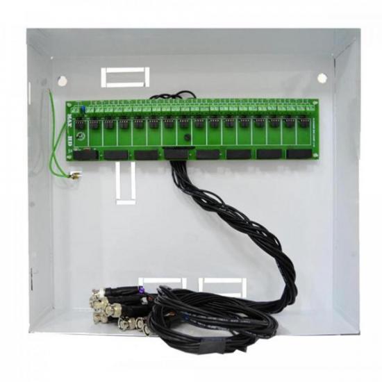 Rack Organizador para CFTV BNC 16 Canais Branco MAX ELETRON por 289,90 à vista no boleto/pix ou parcele em até 10x sem juros. Compre na loja Mundomax!