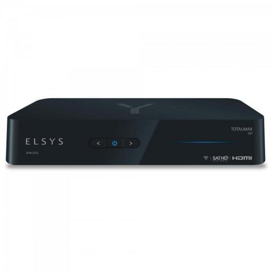 Receptor Digital Totalmax ETRS47 Preto ELSYS por 355,90 à vista no boleto/pix ou parcele em até 10x sem juros. Compre na loja Mundomax!