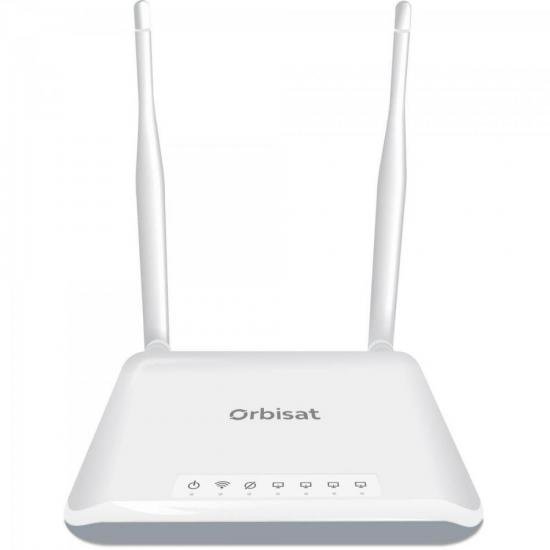 Roteador OWI-RT300N Branco ORBISAT por 0,00 à vista no boleto/pix ou parcele em até 1x sem juros. Compre na loja Mundomax!