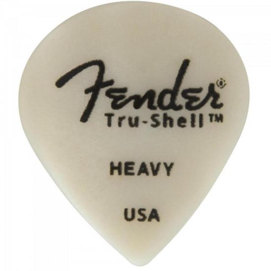 Palheta 551 Heavy Tru-Shell FENDER por 0,00 à vista no boleto/pix ou parcele em até 1x sem juros. Compre na loja Mundomax!